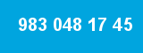 983 048 17 45 983 048 17 45